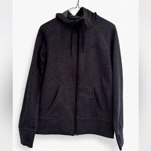 Nike Therma Fit Charcoal Gray full zip hoodie. Men’s size Medium.